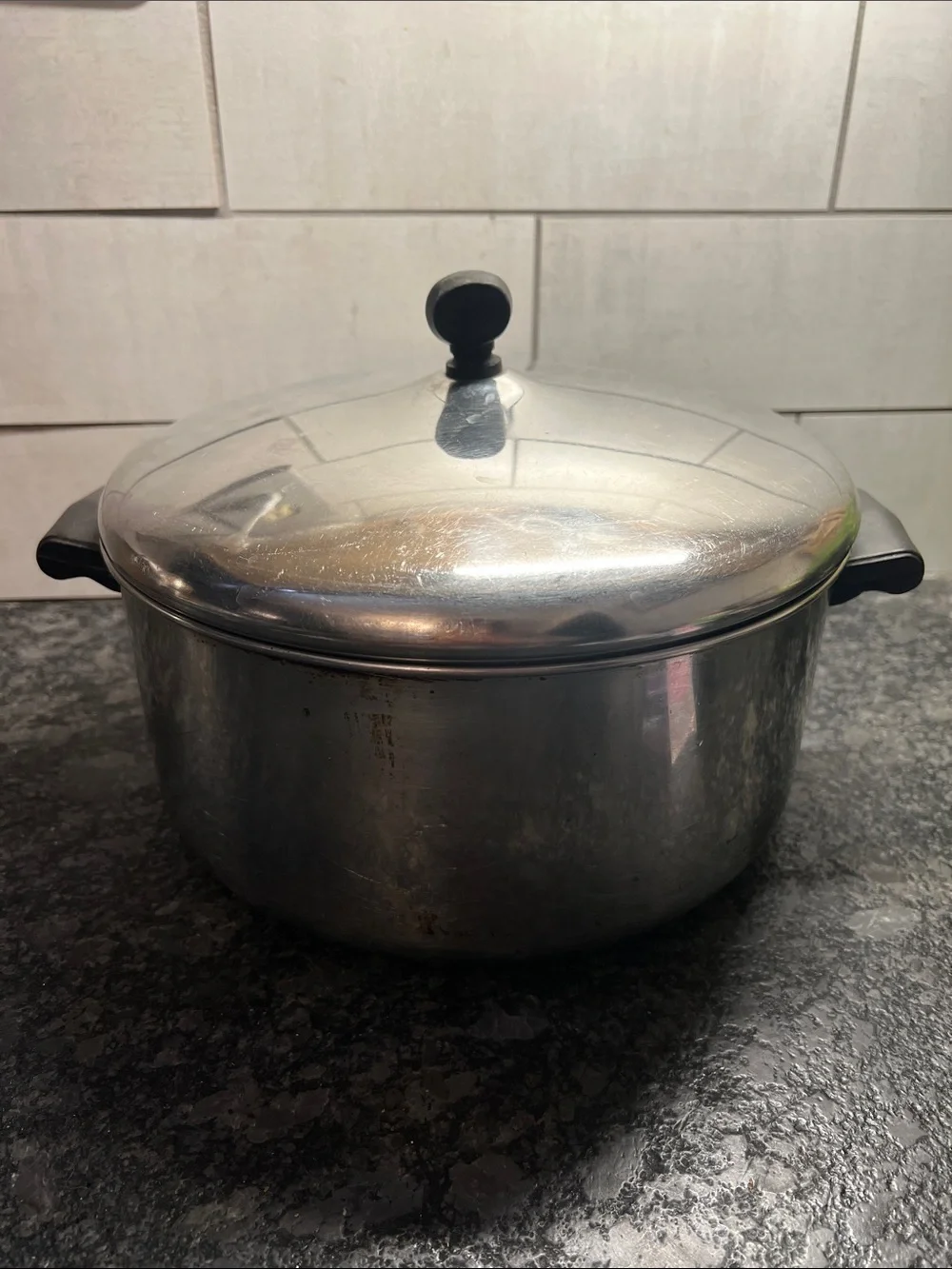 6 qt Farberware Stainless Steel Stock Pot with Lid - Exc condition